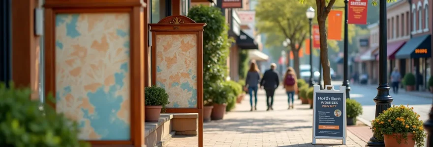 Local businesses using community signage to boost visibility